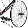 Zestaw kół rowerowych (przednie i tylne) 28" 700C DT Swiss 535 HB-QC400, FH-QC400, Sapim Leader, V-Brake