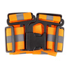 Odblaskowe szelki bezpieczeństwa NEO, elastyczne, regulowane, pomarańczowe