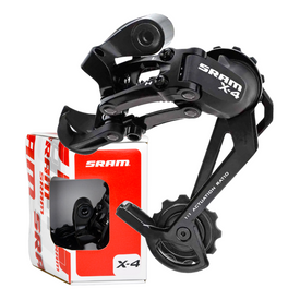 Przerzutka tylna SRAM X-4, długi wózek, 7/8/9 rz. 11-34, 45T, 1:1