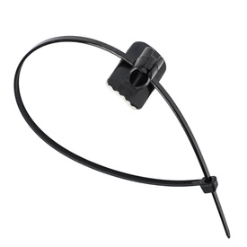 Przelotka na ramę do mocowania linki hamulca lub przewodu hamulca hydraulicznego, naklejana, z zaciskiem,