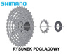 Kaseta Shimano Alivio CS-HG400 9 rz. 12-36