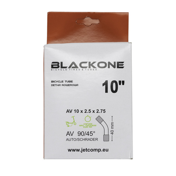 Dętka BlackOne 10"x 1.75 x 2; AV - 90/45°, 40mm