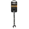 Klucz płasko-oczkowy Neo Tools, z grzechotką i przełącznikiem, 15 mm