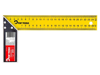Kątownik budowlany Top Tools, stalowy, 250 mm