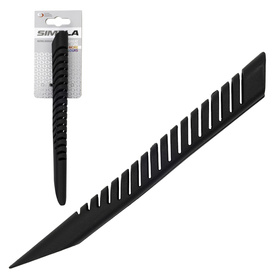 Osłona na ramę, rurkę tylnego trójkąta SIMPLA Shark Fin Pro, czarna, elastomer