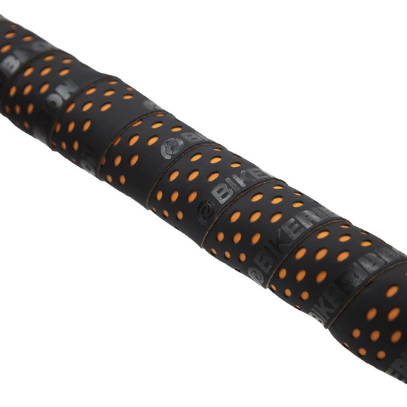 Owijka na kierownicę Bike Ribbon Drops 2 x 210 cm x 3 mm, czarno-pomarańczowa