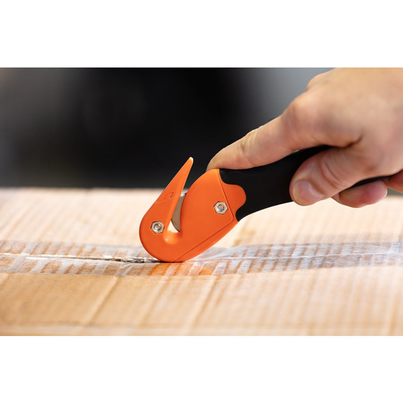 Bezpieczny nóż do folii i taśm NEO Tools 190 mm – 2 ostrza (63-018)