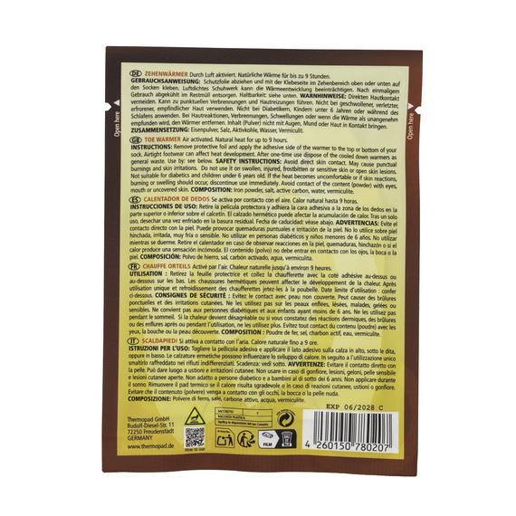 Podkładka - ocieplacz do palców stóp marki Thermopad