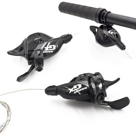 Manetka Sram GX 2x11-rz, zestaw, Trigger Shifters, czarne