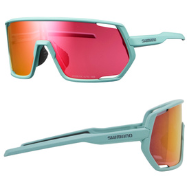 Okulary Shimano Technium miętowe matowe, soczewki Ridescape RD, Road