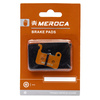 Klocki hamulcowe Meroca, półmetaliczne do Shimano DEORE, DEORE XT, SLX, XTR (Zamiennik M06)