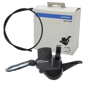 Dźwignia przerzutki przedniej Shimano Cues SL-U4000-L, 2-rzędowa, lewa  