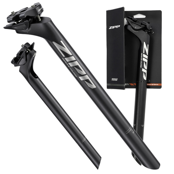 Wspornik siodła Zipp Service Course, 27,2 mm, 350 mm, 20 mm offset, czarny 