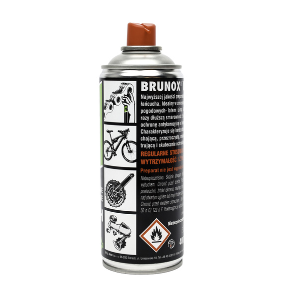 Brunox Top-Kett 400 ml aerozol do smarowania i konserwowania łańcucha