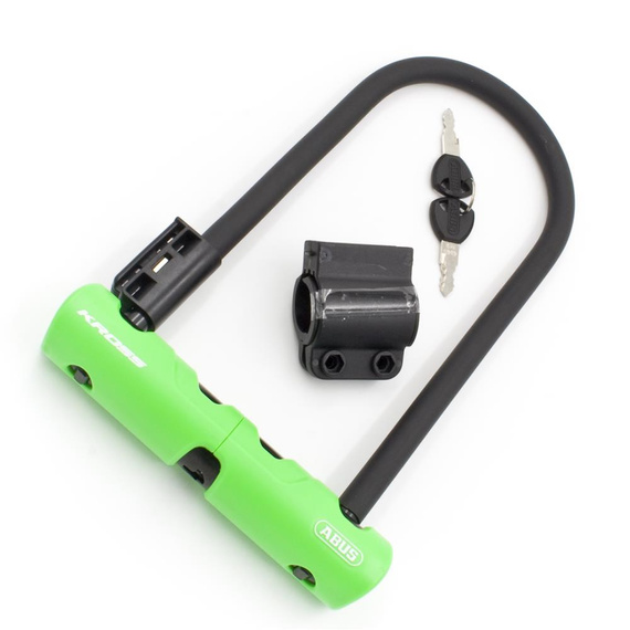 U-Lock Abus Ultra 410, 12mm x 230mm x 108mm, czarno-zielony