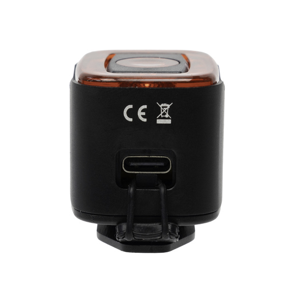 Lampka tylna Author CUBUS BRAKE 70, COB LED + XPE LED, 70lm, USB
