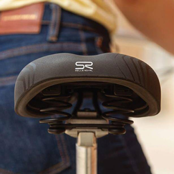 Siodełko Selle Royal Roomy Classic, Relaxed, czarne, unisex, piankowe
