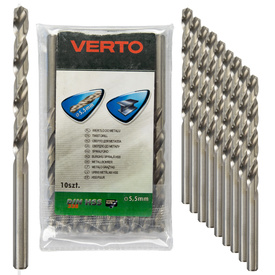 Wiertło do metalu Verto 5,5 mm HSS, 135°, 10 szt.