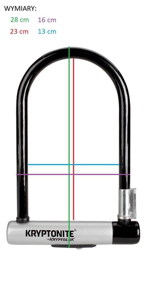 Zapięcie U-lock Kryptolok ATB z uchwytem
