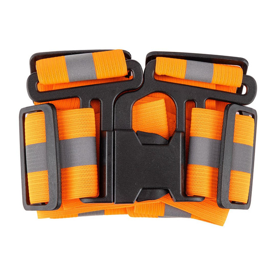 Odblaskowe szelki bezpieczeństwa NEO, elastyczne, regulowane, pomarańczowe