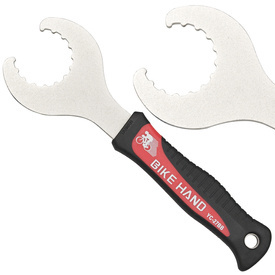 Klucz Bike Hand YC-27BB do montażu łożysk Hollowtech II z rączką; CenterLock E-THRU