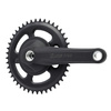 Mechanizm korbowy X-line PRO, mocowanie kwadrat, 170 mm, 44 zębów, czarny