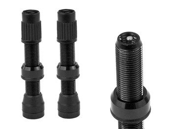 Zawory do systemu bezdętkowego Trezado Schrader / Auto, czarne, 56 mm