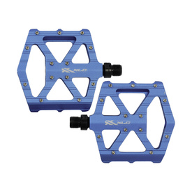 Pedały aluminiowe z pinami XLC PM-M12 BMX, Freeride niebieskie