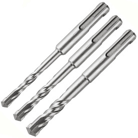 Zestaw 3 wierteł do betonu Verto, SDS+, 6, 8, 10 x 110 mm