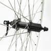 Tylne koło rowerowe Shimano Cues, Sapim, AlexRims DH19, 28", 36H, srebrne