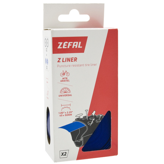 Wkładka antyprzebiciowa Zefal Z-Liner 29” 34mm, MTB/Gravel, niebieska, 2 szt
