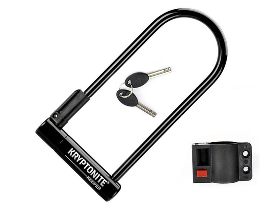 Zapięcie U-lock Keeper 12 LS 10.2x25.4cm z uchwytem DD