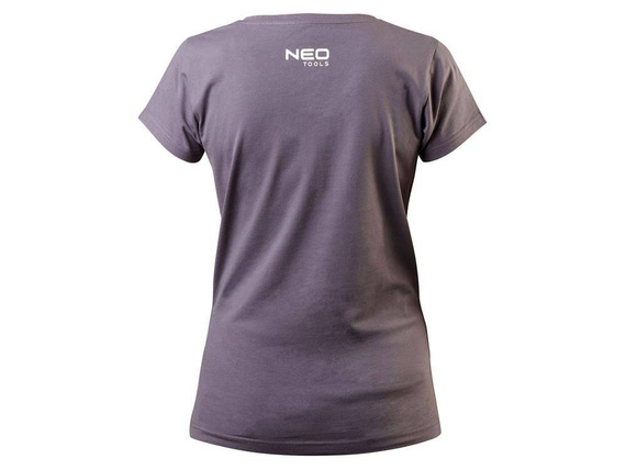 T-shirt Neo Tools damski ciemnoszary, rozmiar L