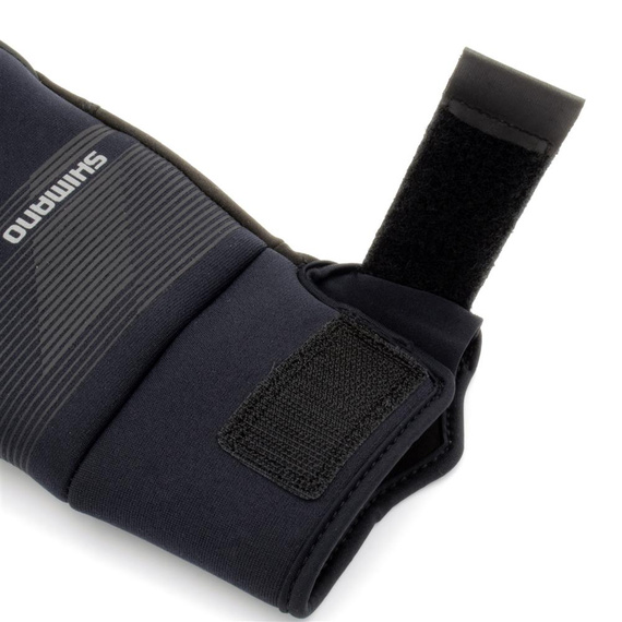 Rękawiczki rowerowe Shimano Windbreak Thermal, czarne, L