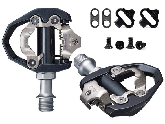 Pedały SPD Shimano PD-ES600, z blokami SM-SH51