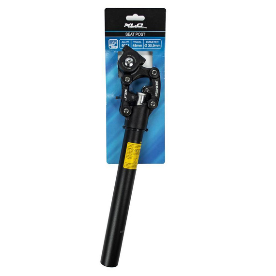 Wspornik siodła XLC / SR Suntour SP25 NCX, amortyzowany 30,9 mm x 350 mm, czarny