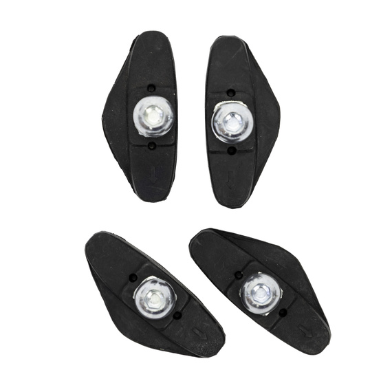 OUTLET- Klocki hamulcowe Fibrax ASH470, szosa, czarne,  do hamulców Calipier, 2 pary