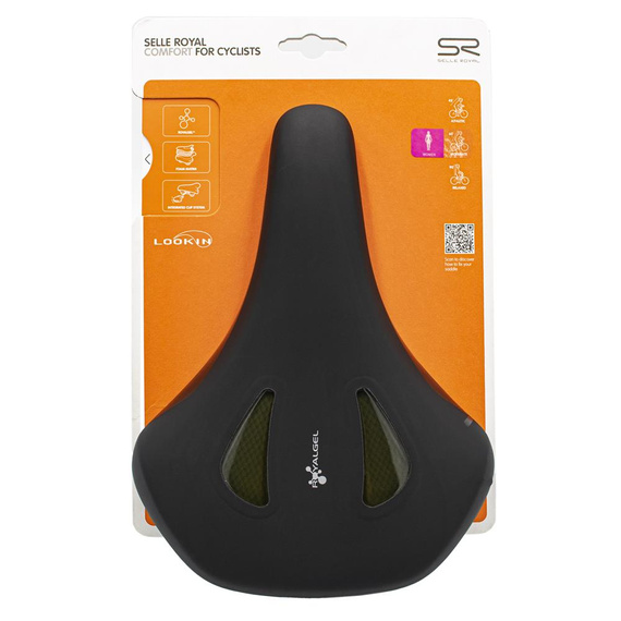 Siodełko Selle Royal Lookin Basic, Moderate 60 st., żelowe, damskie
