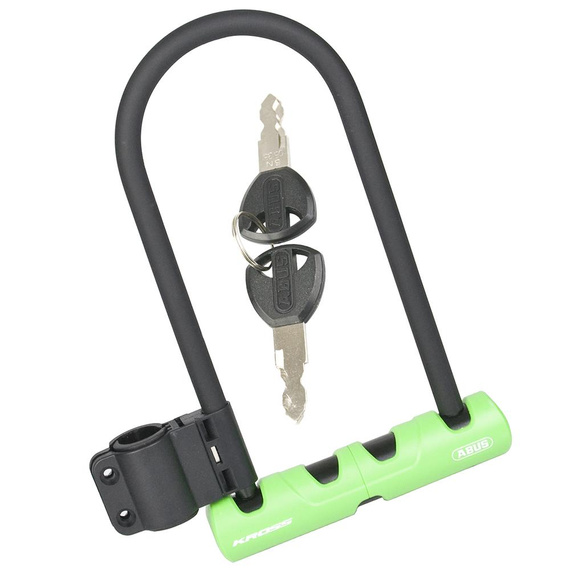 U-Lock Abus Ultra 410, 12mm x 230mm x 108mm, czarno-zielony