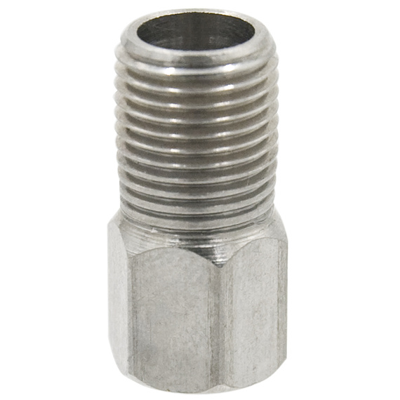 Śruba przewodu hydraulicznego hamulca Shimano M8x0,75, stal nierdzewna