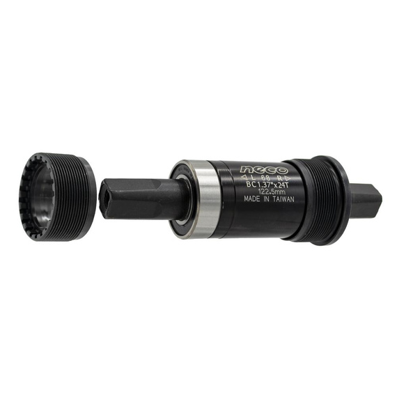 Oś mechanizmu korbowego, suport Neco B910 68x122,5 mm, BSA