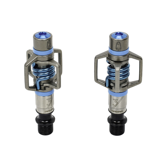 Pedały Crankbrothers Eggbeater 3, Clip-In system, Electric Blue + bloki