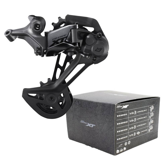 Przerzutka tylna Shimano Deore XT RD-M8130-SGS, 11-rzędowa, 50T, Shadow RD+, sprzęgło, Linkglide