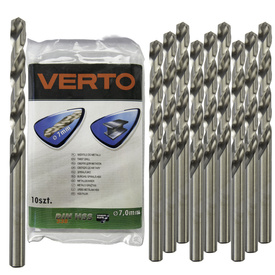 Wiertło do metalu Verto 7 mm HSS, 135°, 10 szt.