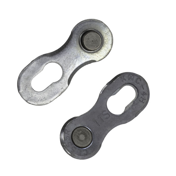 Łańcuch KMC eGlide 9/10/11-rzędowy, srebrno-szary, 138 ogniw, Quick Link, Linkglide -folia