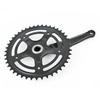 Mechanizm korbowy APG-MK44T, 170 mm, 3/32", 44T, stal, czarny