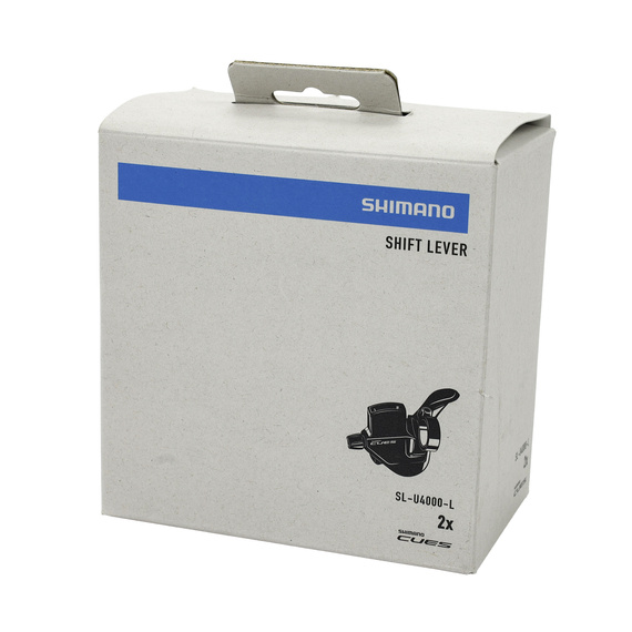 Dźwignia przerzutki przedniej Shimano Cues SL-U4000-L, 2-rzędowa, lewa  