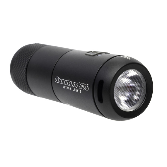Lampka przednia AUTHOR QUANTUM 750lm L-run USB czarna