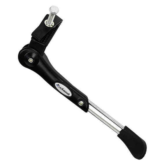 Nóżka, podpórka rowerowa centralna Tranz-X CD-109A, regulowana 24"-28", czarna