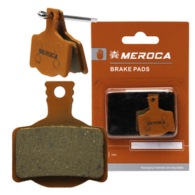 Klocki hamulcowe Meroca, półmetaliczne do Magura MT2, MT4, MT6, MT8, do zacisków 2-tłoczkowych